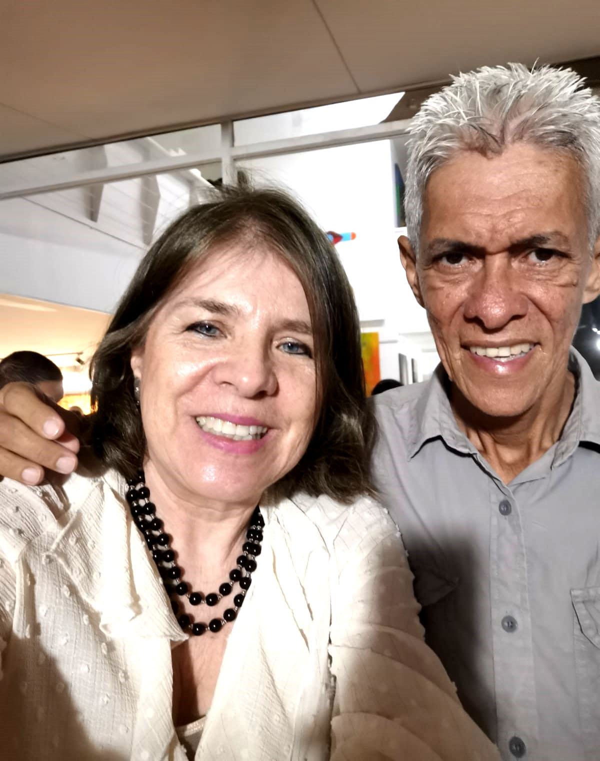 Con la gran Artista Caleña Diana Mesa.