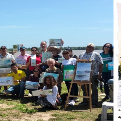 Segundo Encuentro de Acuarelistas al Aire Libre en el Gran&nbsp;Malecón