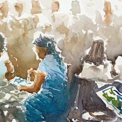 Pintando a los que están&nbsp;pintando